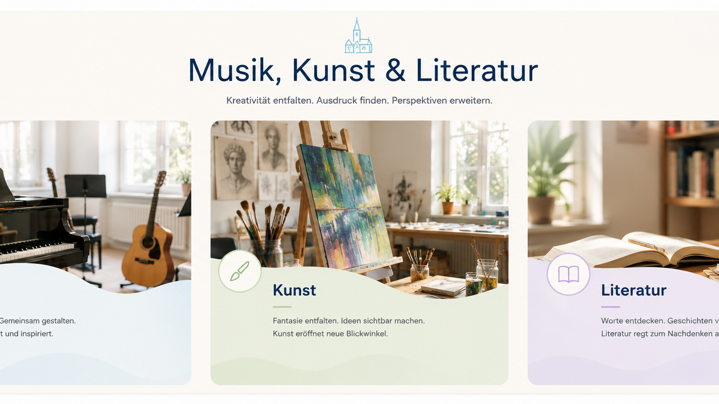 Musik, Kunst und Literatur